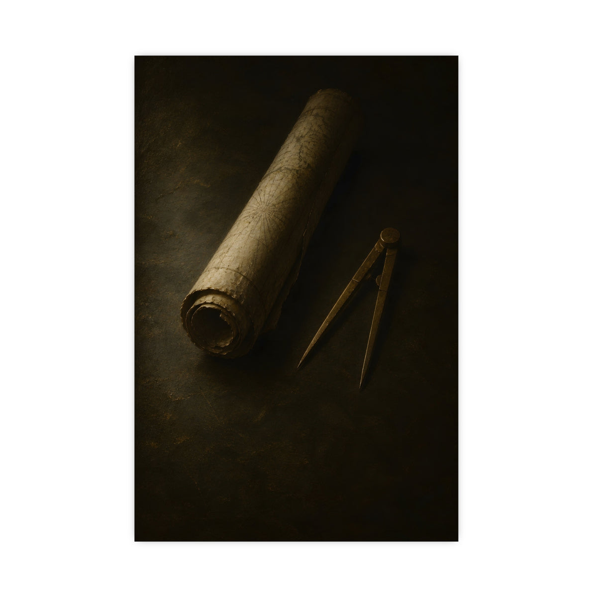Chart and Dividers — chart and dividers, 16x24 in print