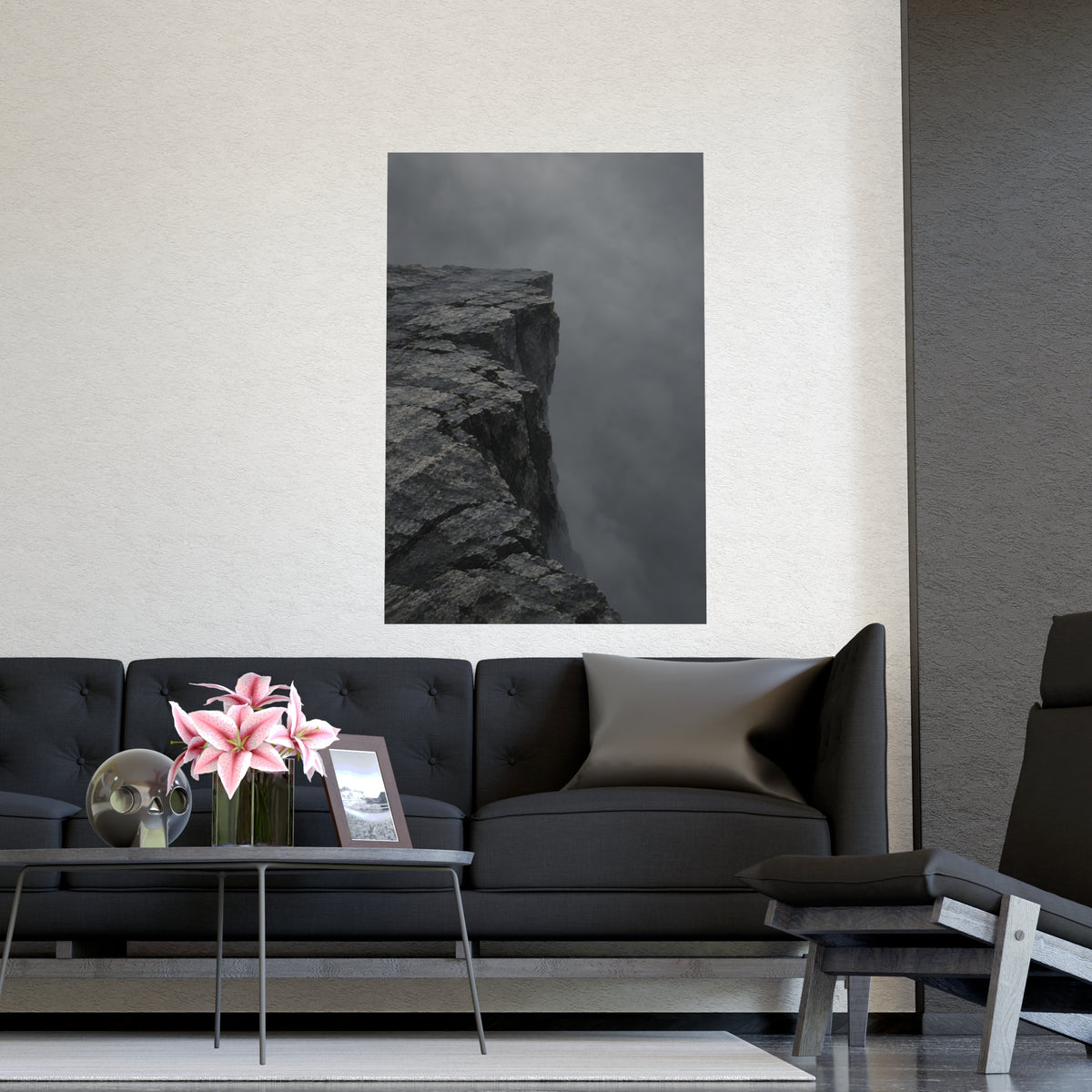 The Brink — the brink, shown framed on a wall