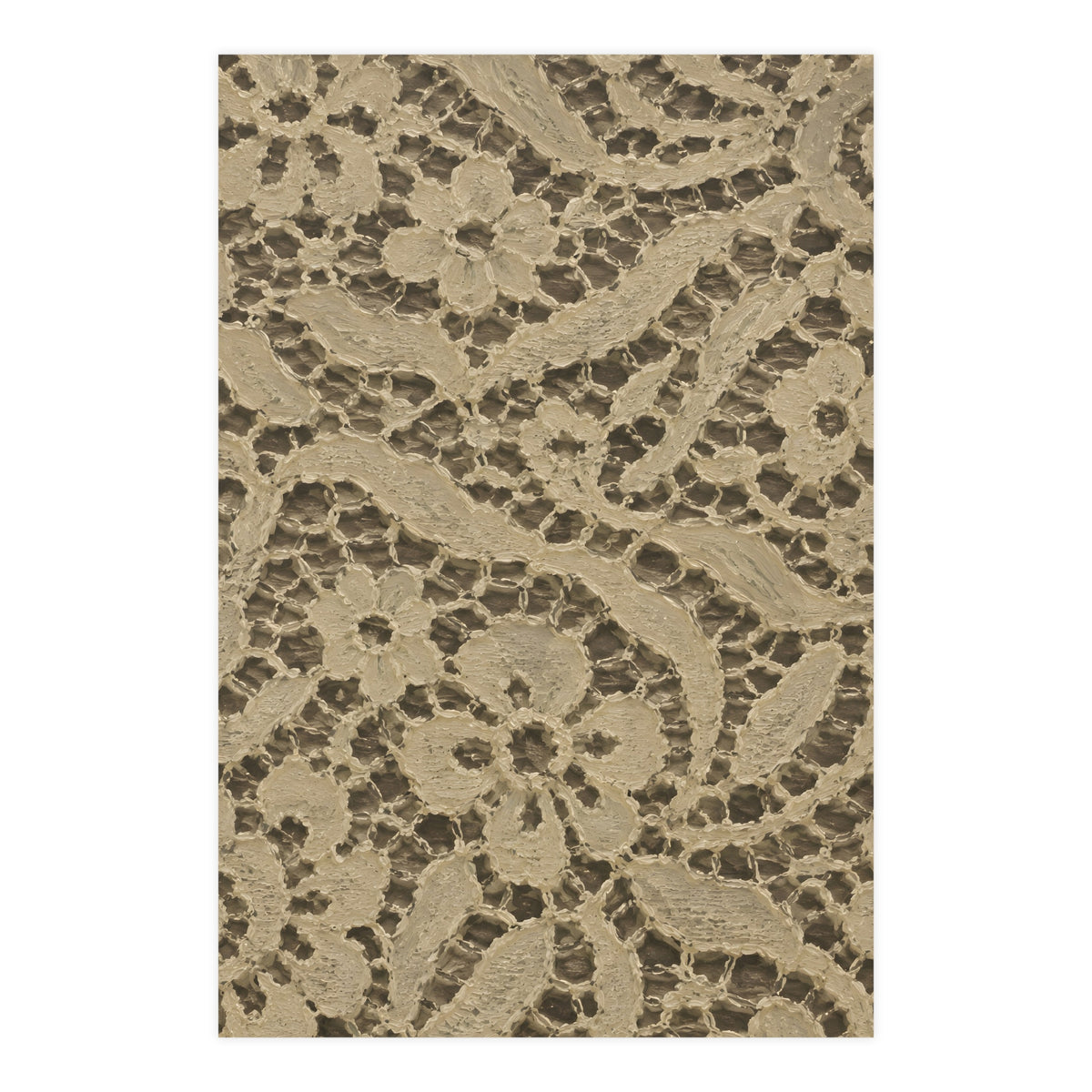 Lace over Dark — lace over dark, 24x36 in print