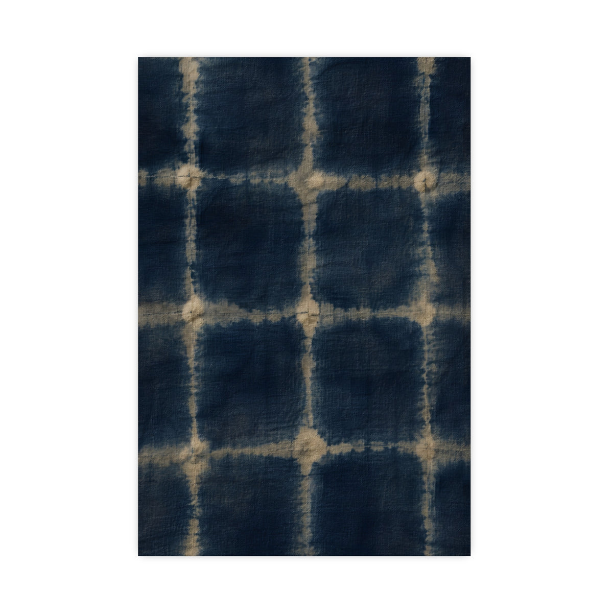 Indigo, Tied — indigo, tied, 16x24 in print