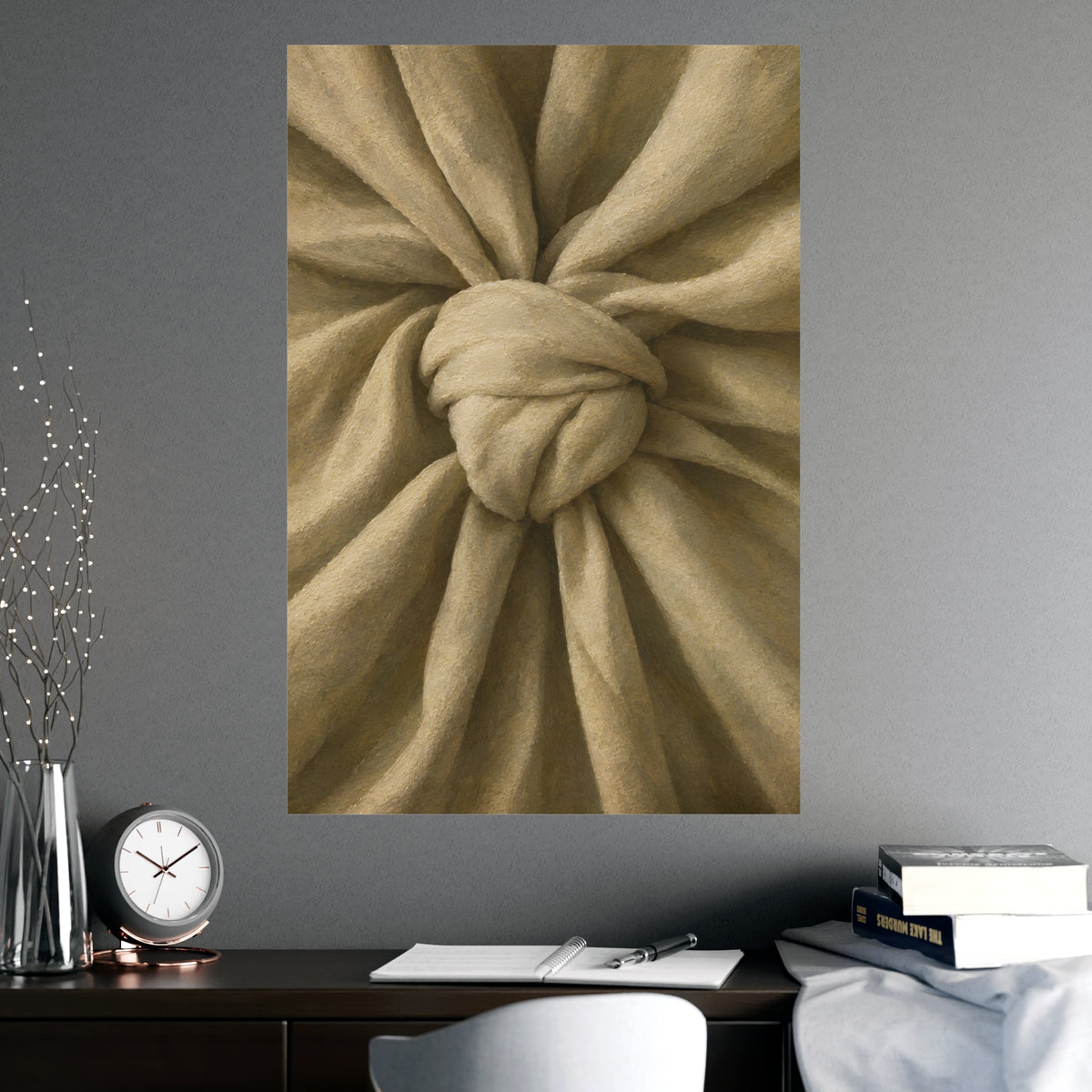 One Knot | Textile Study Print | Wall Art