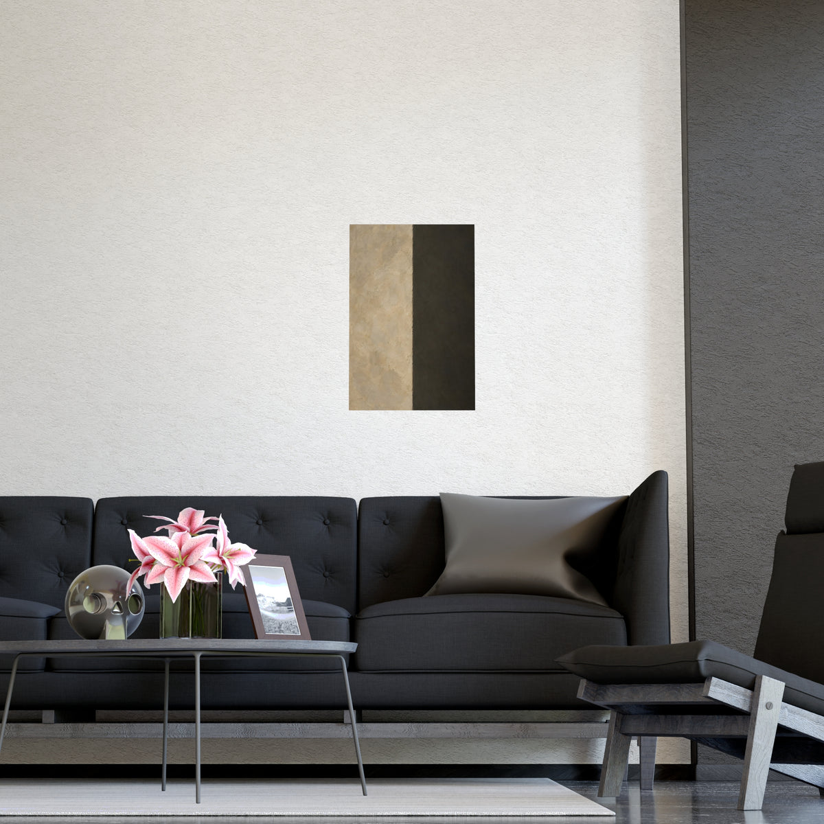 The Outside Corner — the outside corner, shown framed on a wall