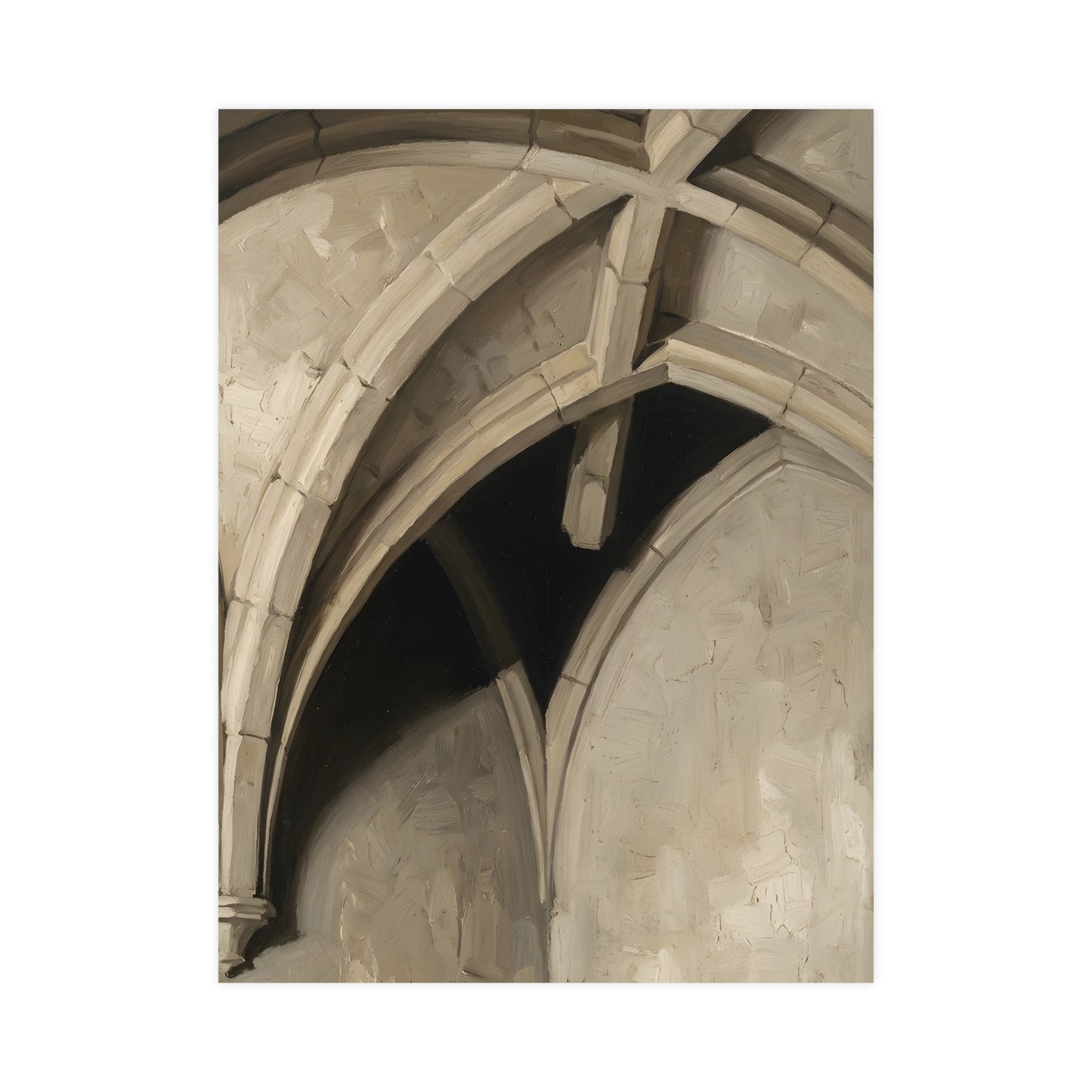 Vaulted Ceiling — vaulted ceiling, 12x18 in print