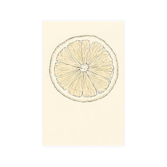 Citrus, Halved — citrus, halved, 11x17 in print