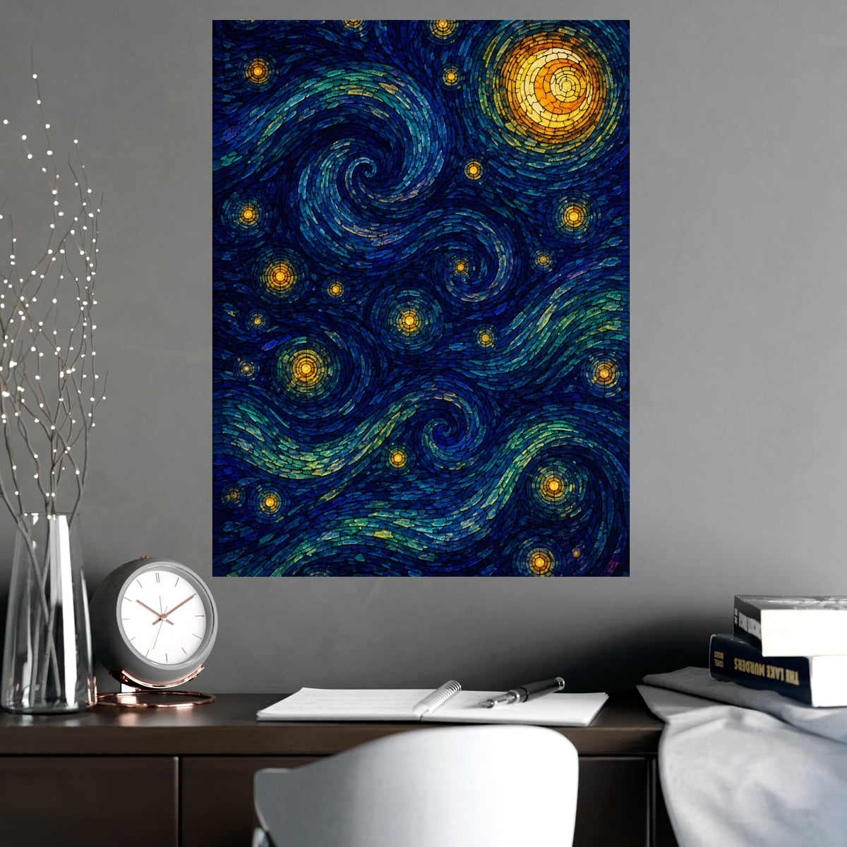 Nothing but Sky — nothing but sky, shown framed on a wall