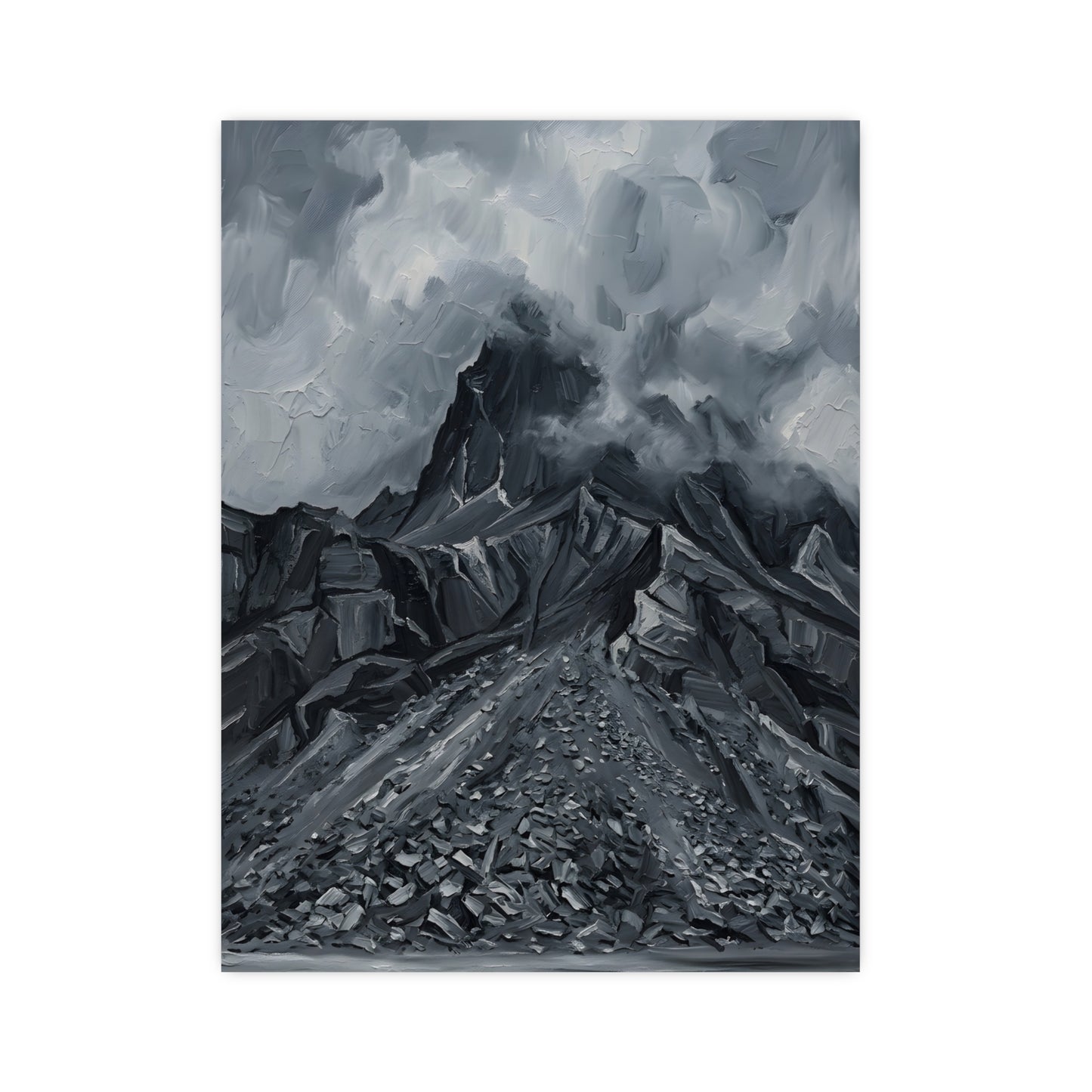 Scree Slope | Landscape Print | Mountain Wall Art