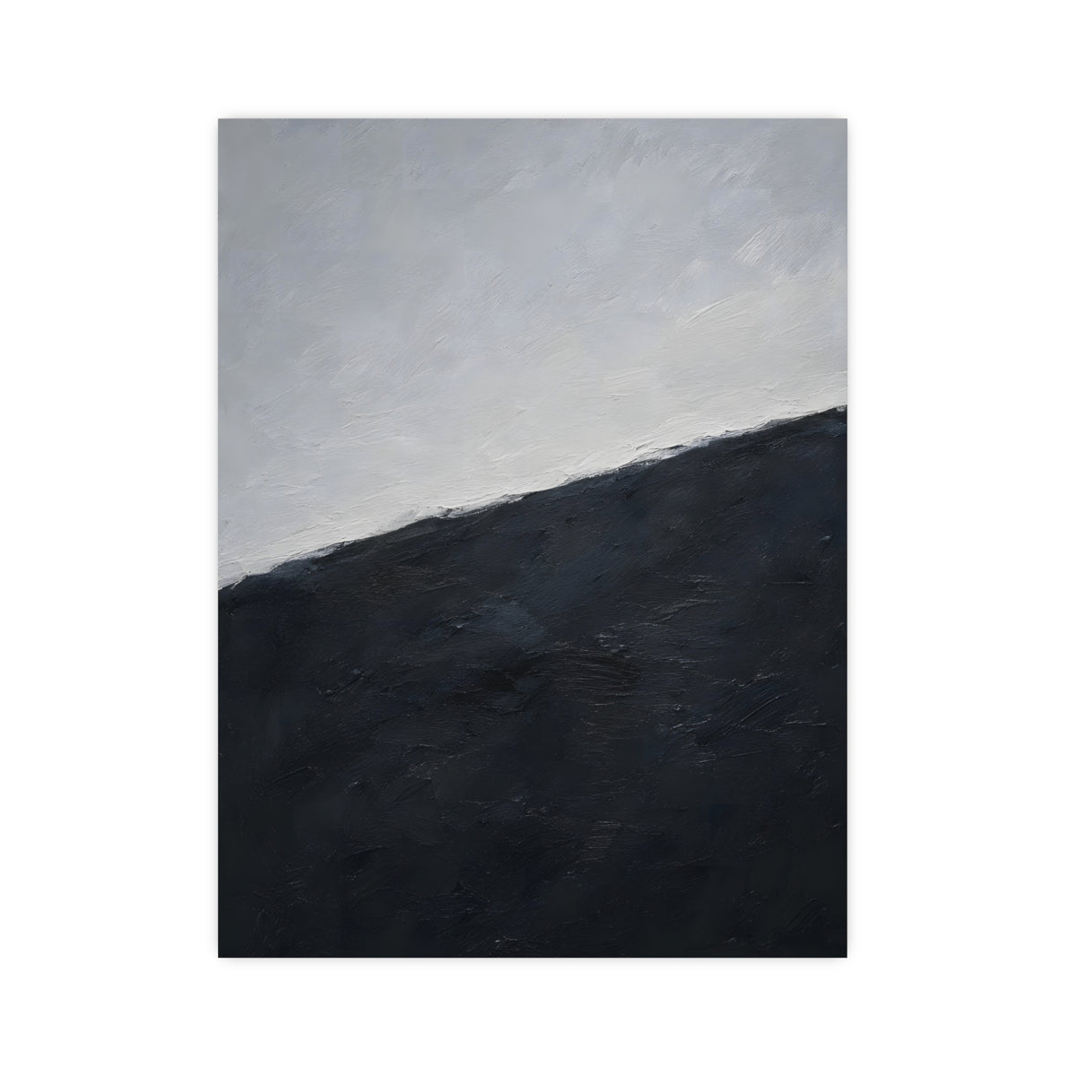 Snow Line — snow line, 12x16 in print
