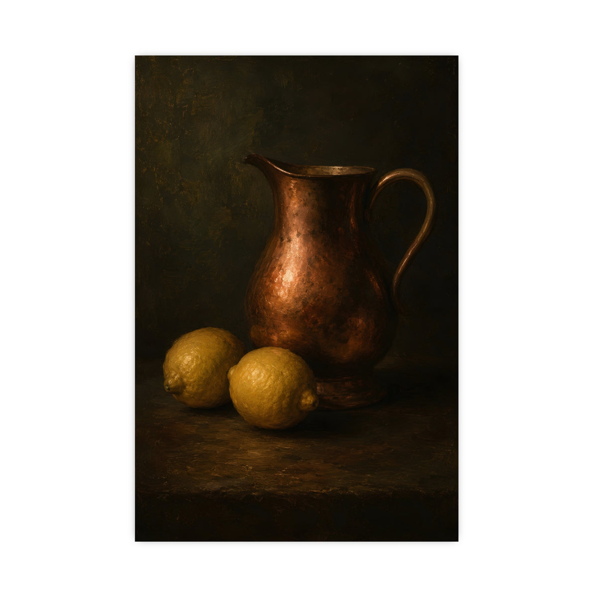 Copper and Lemons — copper and lemons, 20x30 in print