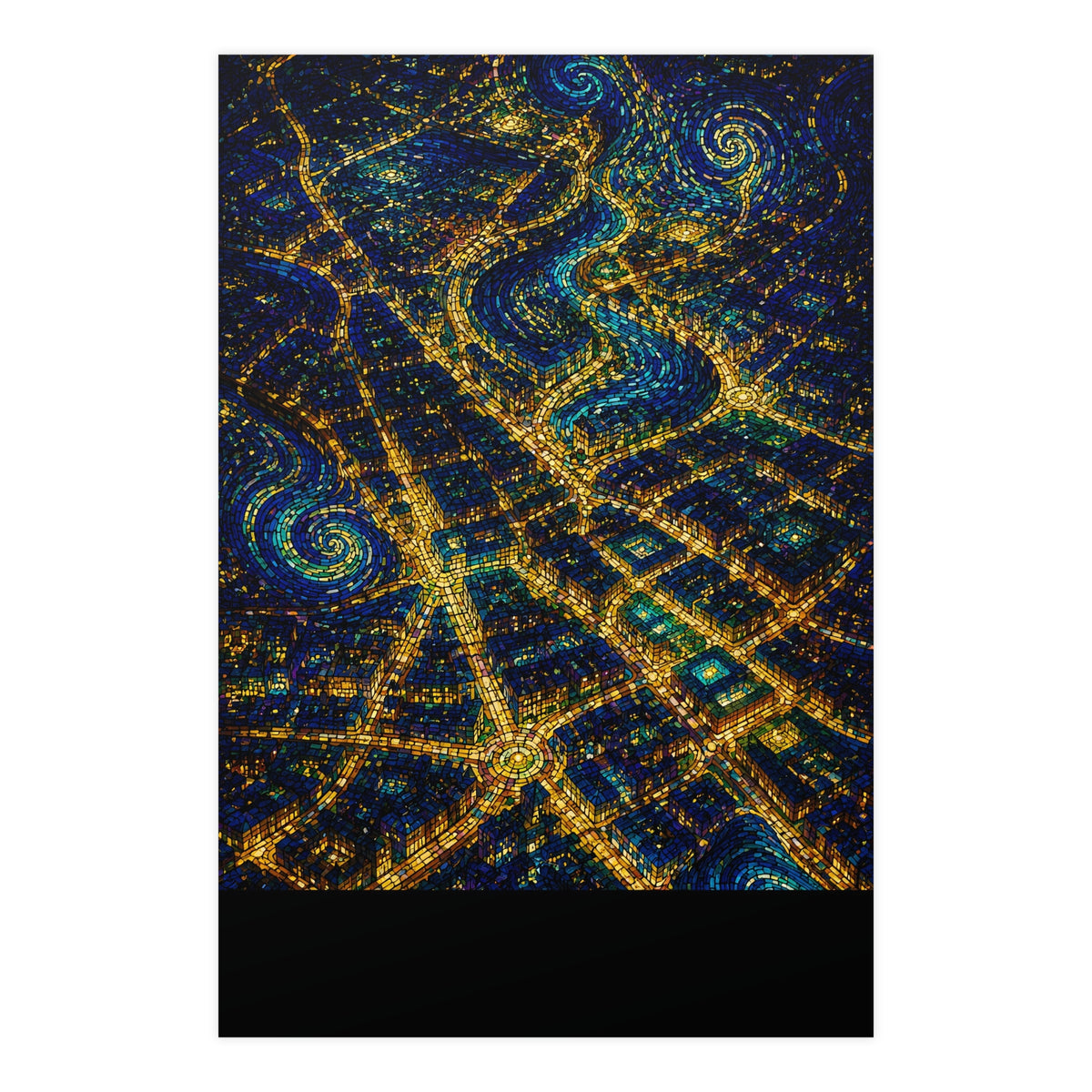 City from Above — city from above, 24x36 in print