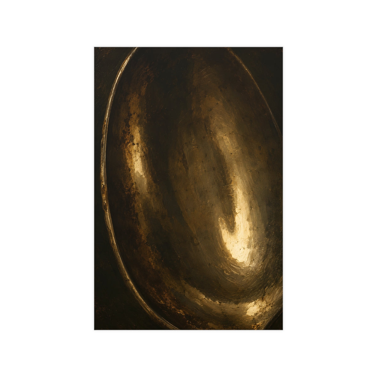 Tarnished Silver — tarnished silver, 12x18 in print