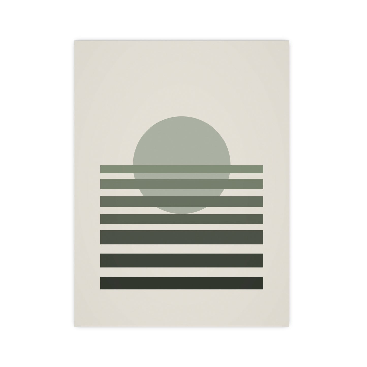 Sage Neutral Sunset Boho Wall Art | Living Room Print