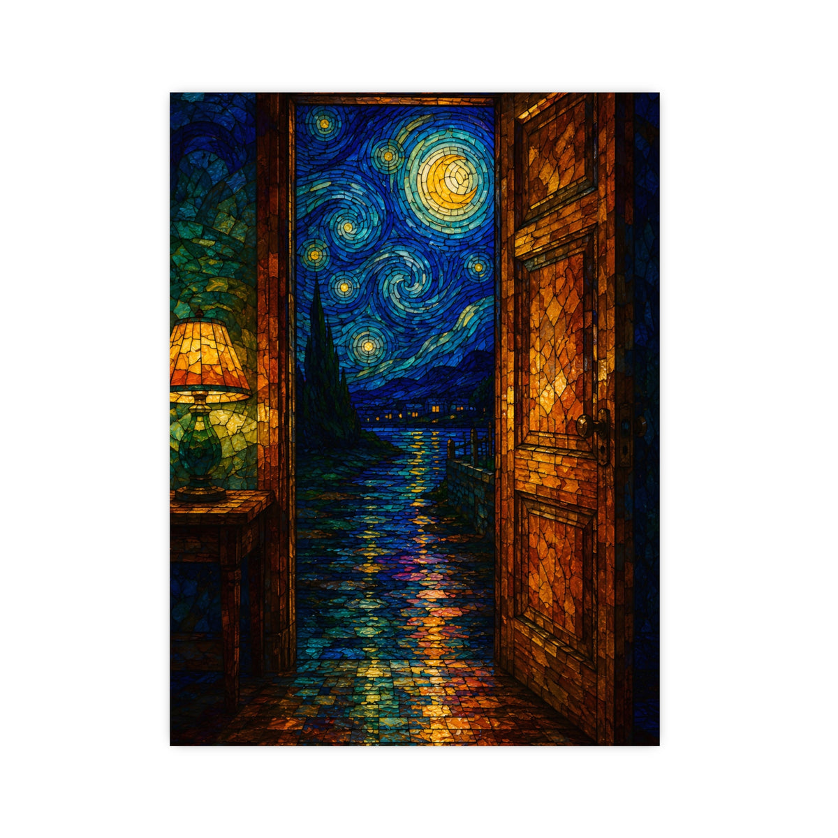 Out through the Door — out through the door, 12x16 in print