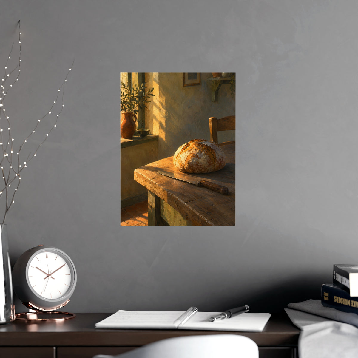 Late Sun on the Loaf — late sun on the loaf, shown framed on a wall