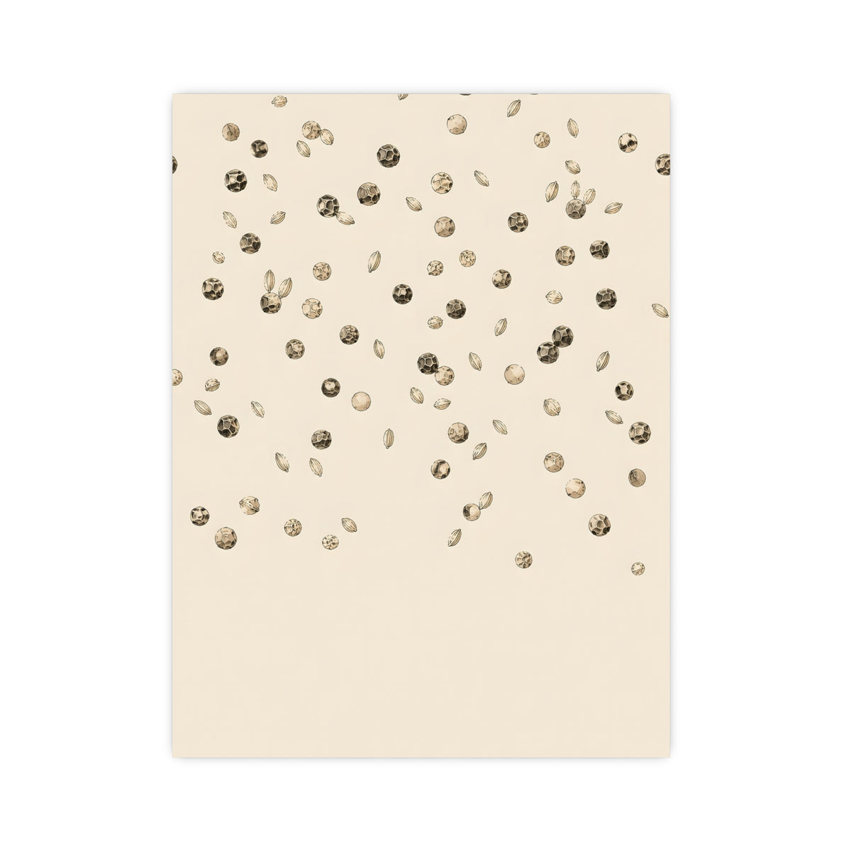 Scattered Seeds — scattered seeds, 12x16 in print