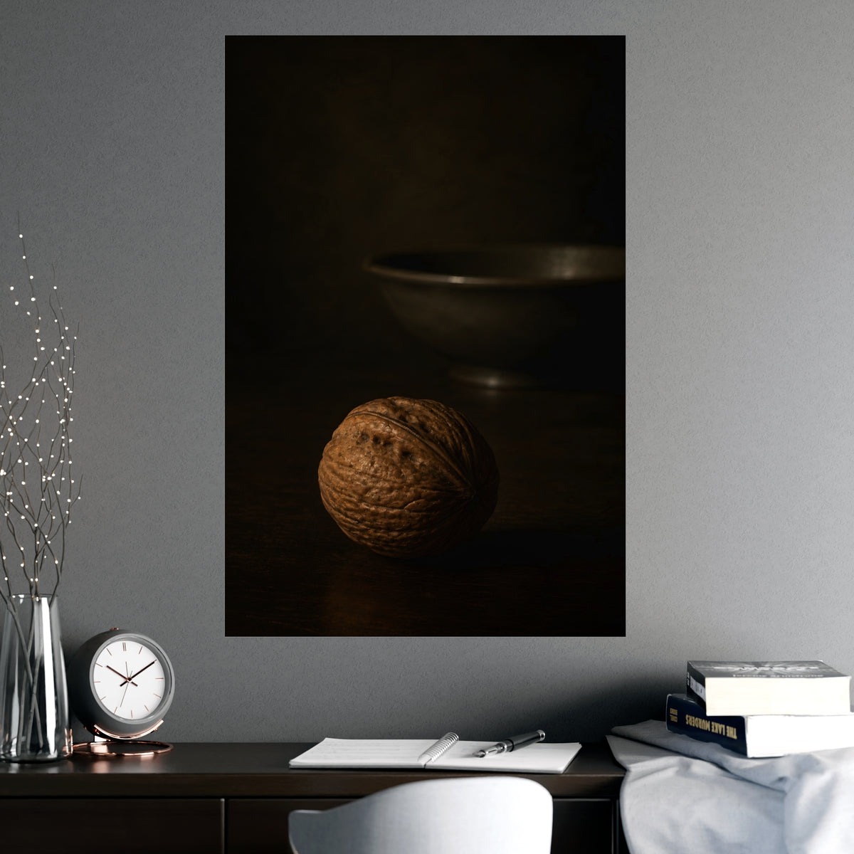 Near and Far — near and far, shown framed on a wall
