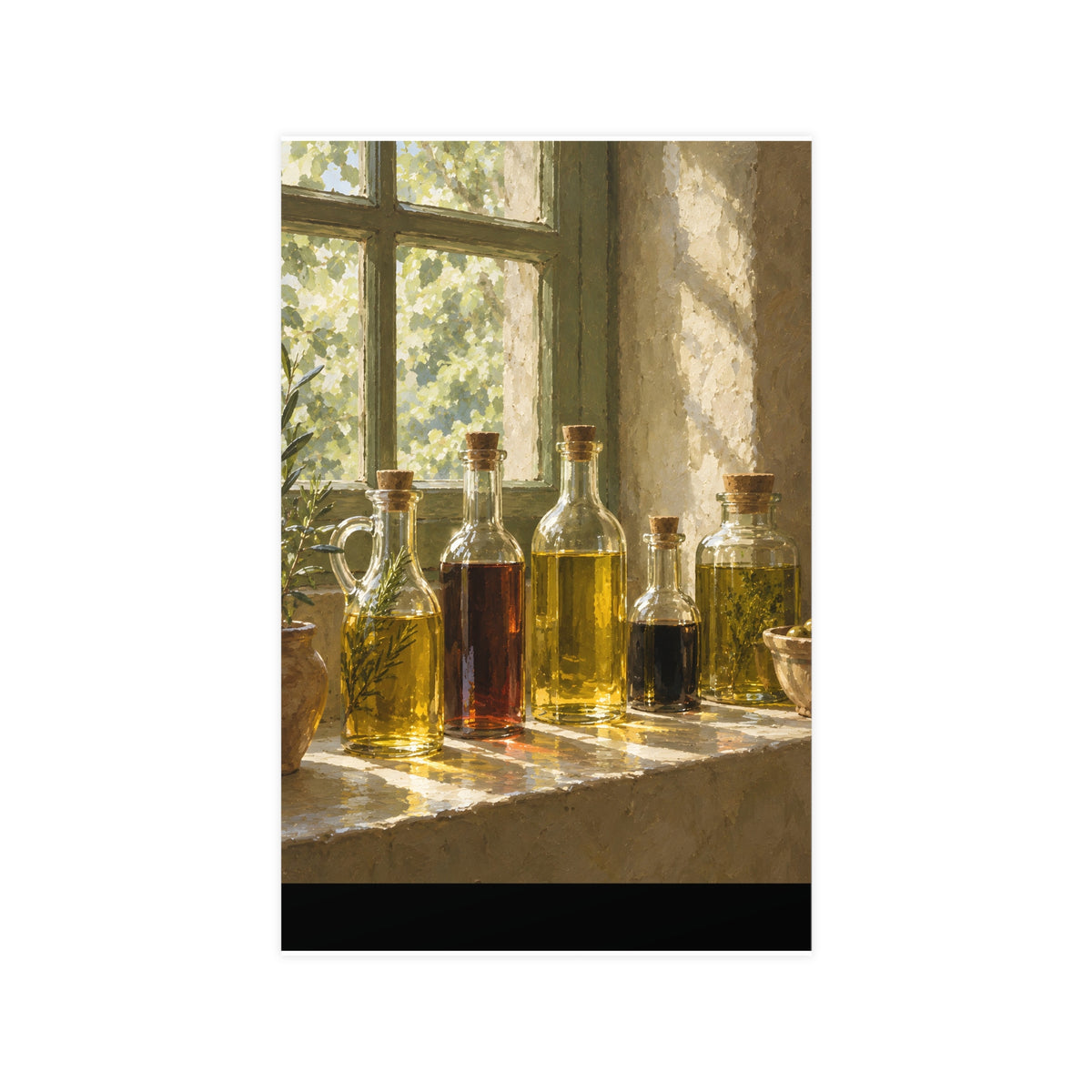 Oil and Vinegar on the Sill — oil and vinegar on the sill, 11x17 in print