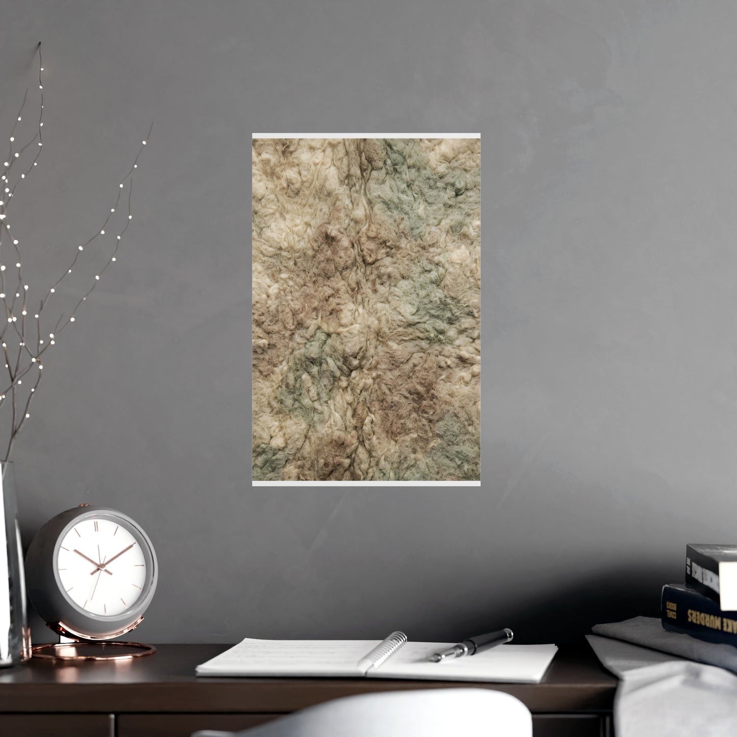 Felted Wool | Textile Study Print | Wall Art