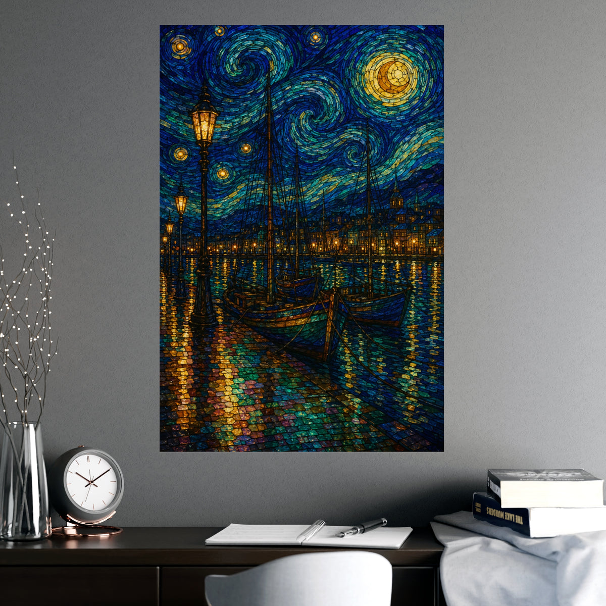 Harbour Lights — harbour lights, shown framed on a wall