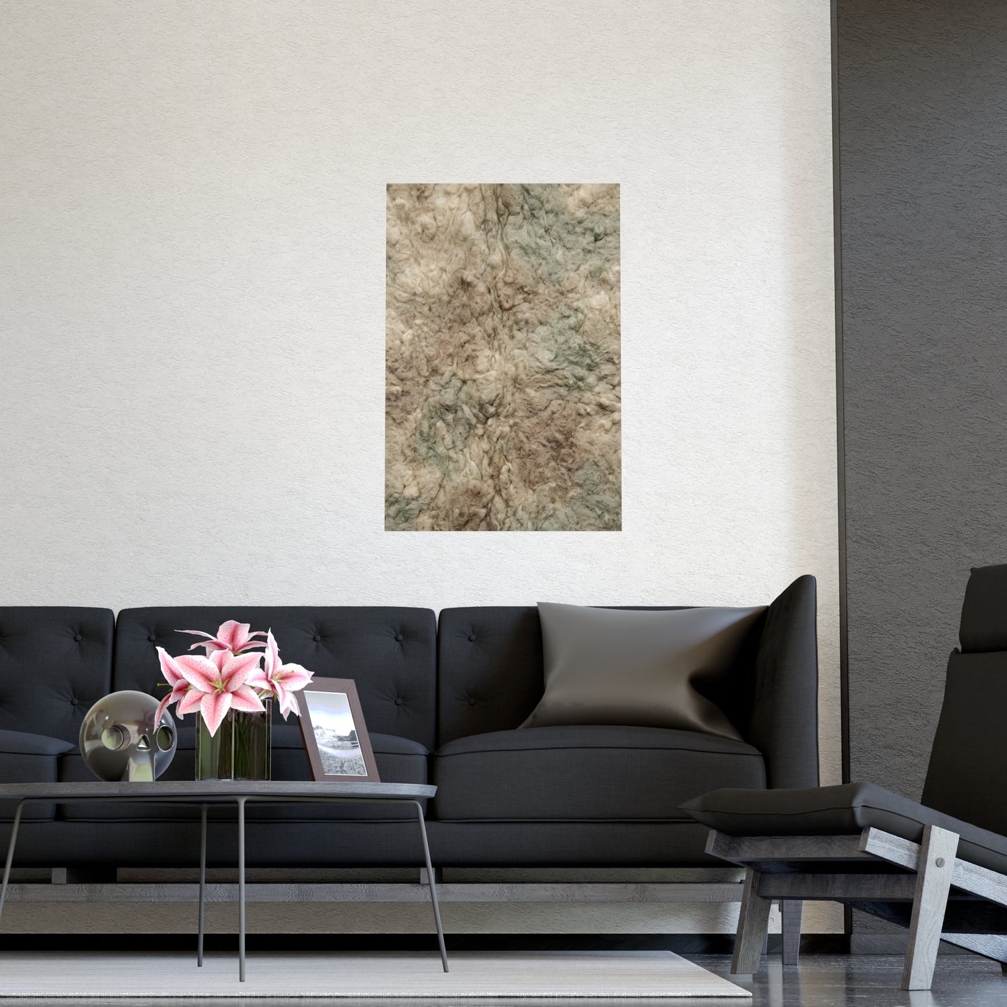 Felted Wool | Textile Study Print | Wall Art