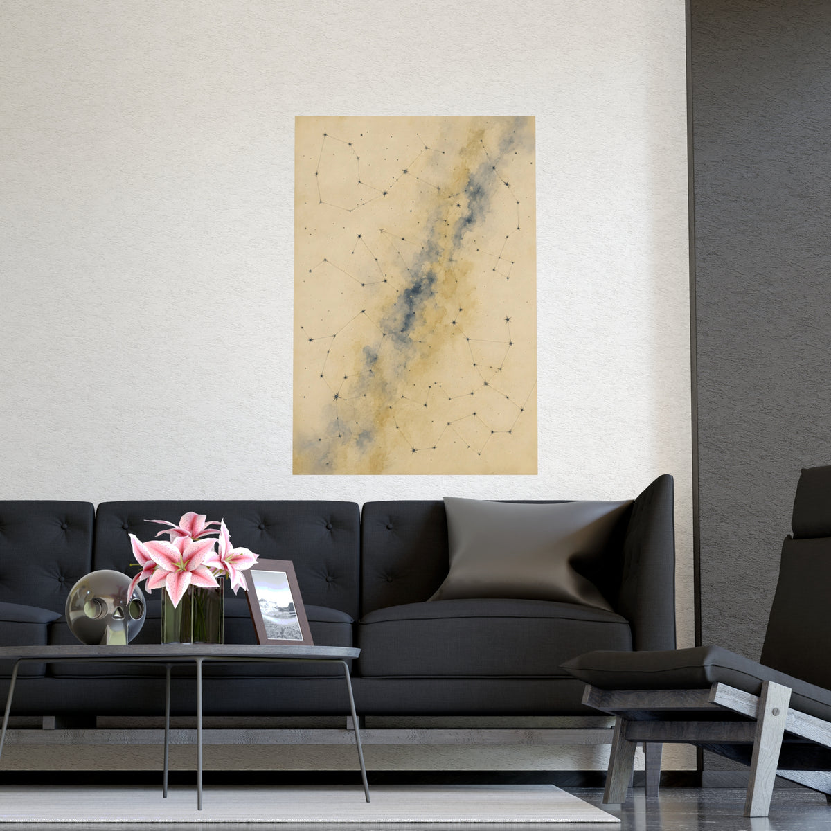Constellation — constellation, shown framed on a wall