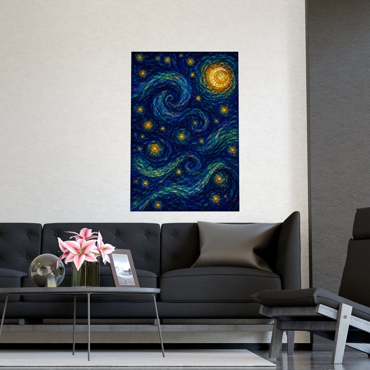 Nothing but Sky — nothing but sky, shown framed on a wall