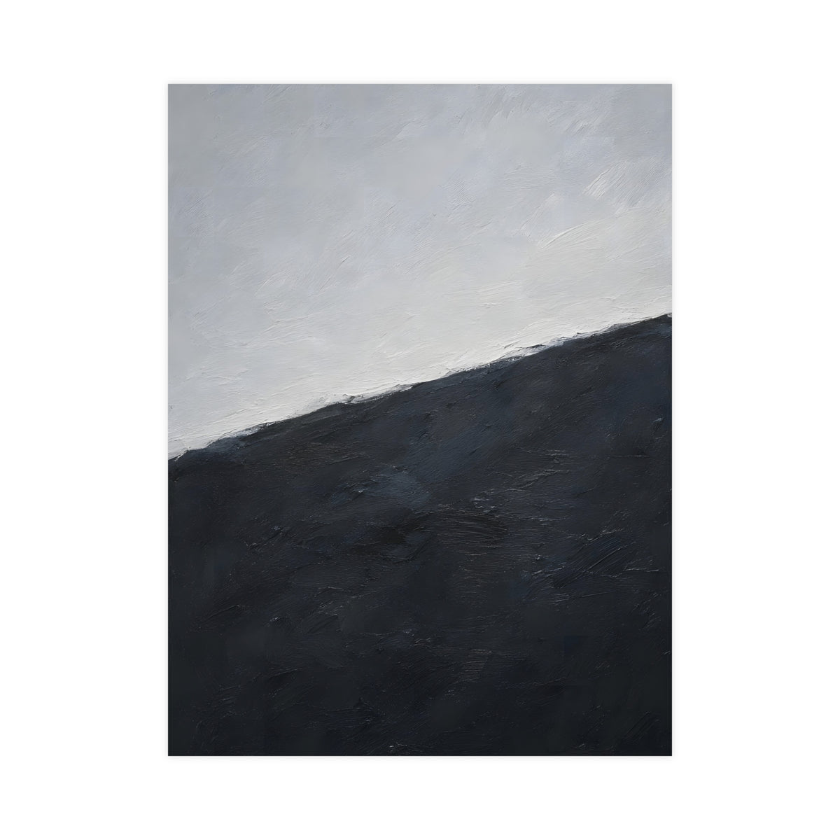 Snow Line — snow line, 18x24 in print
