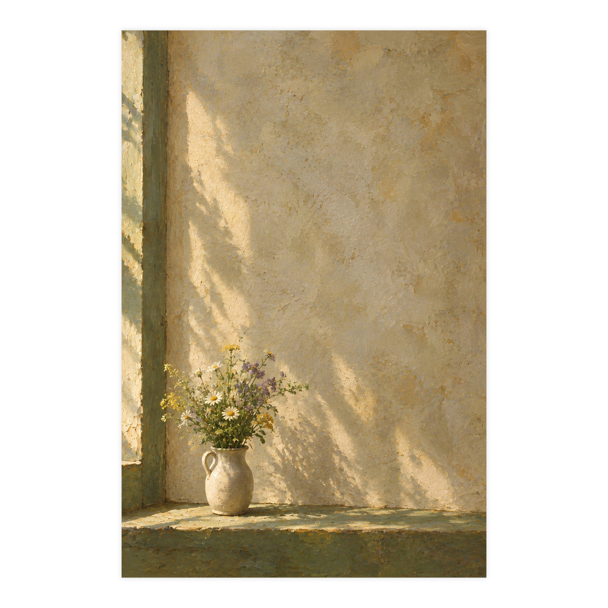 Wildflowers in a Milk Jug — wildflowers in a milk jug, 24x36 in print