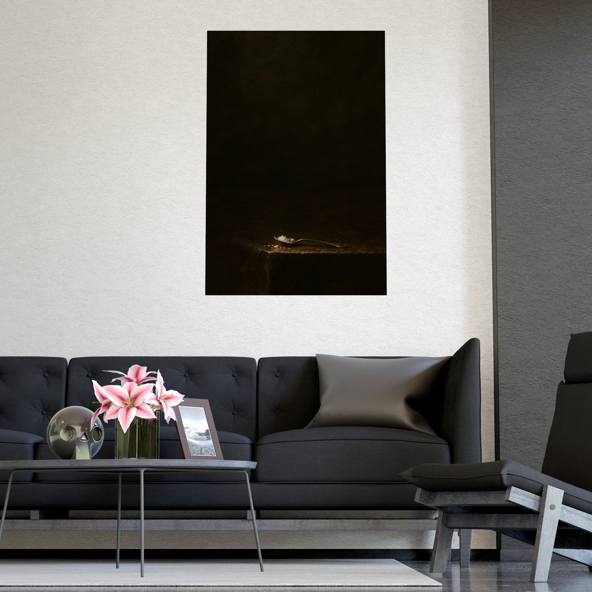 The Small Spoon — the small spoon, shown framed on a wall
