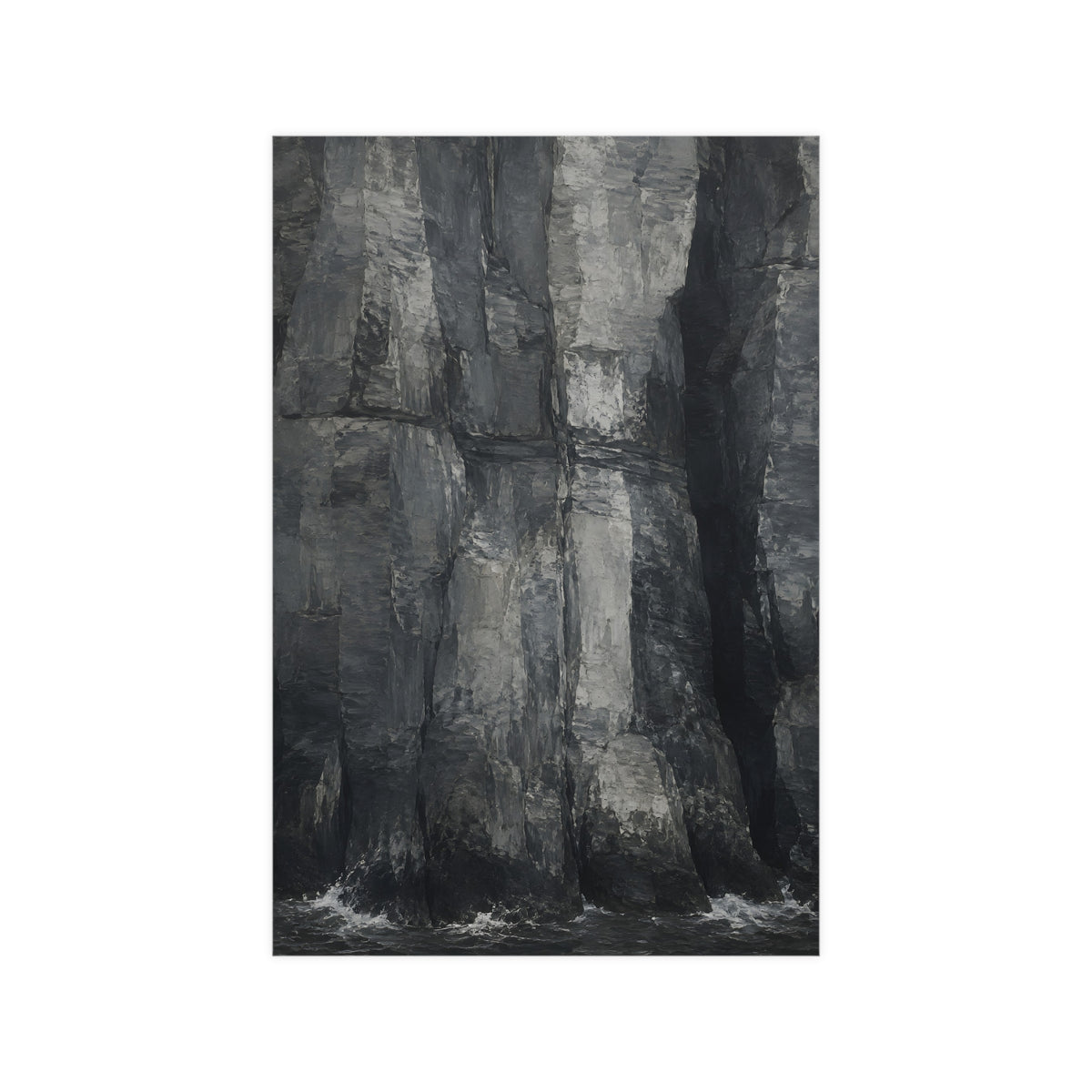 Sea Cliffs — sea cliffs, 12x18 in print