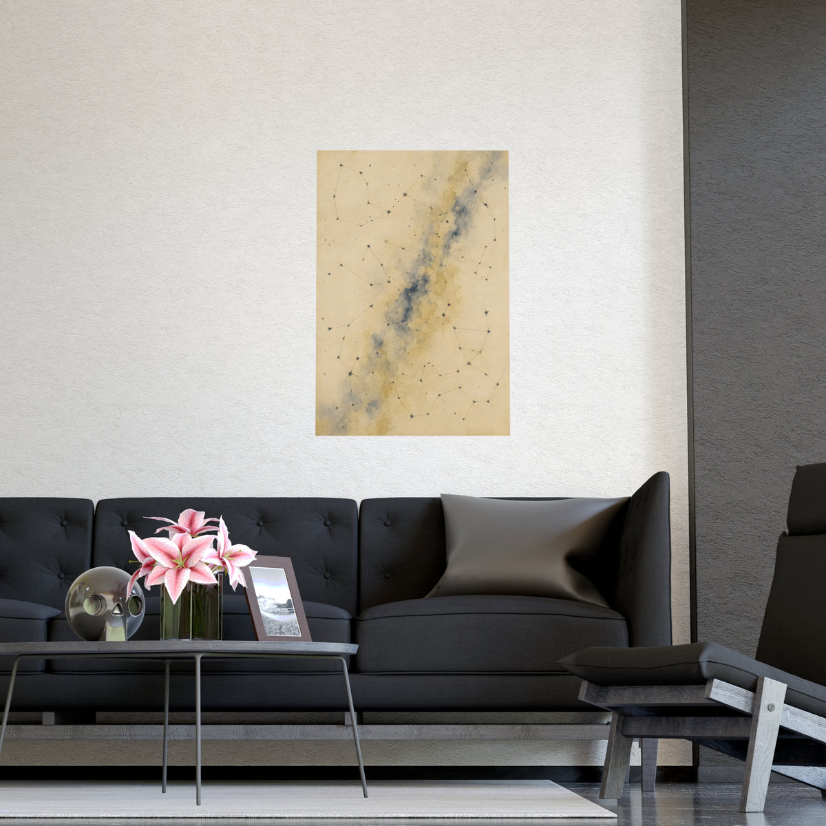 Constellation — constellation, shown framed on a wall