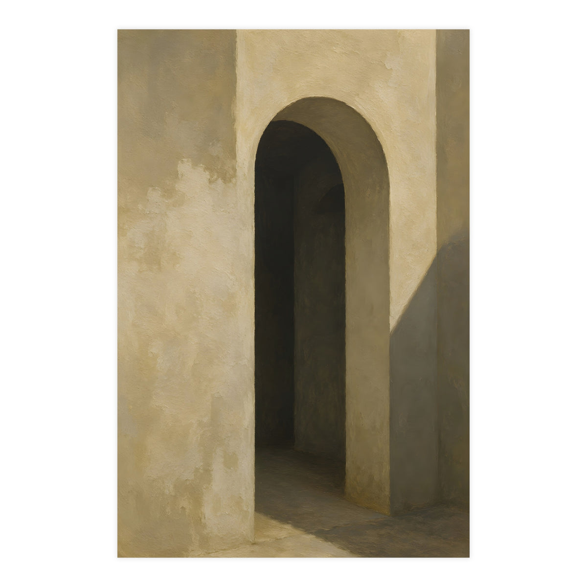 Arched Doorway — arched doorway, 24x36 in print
