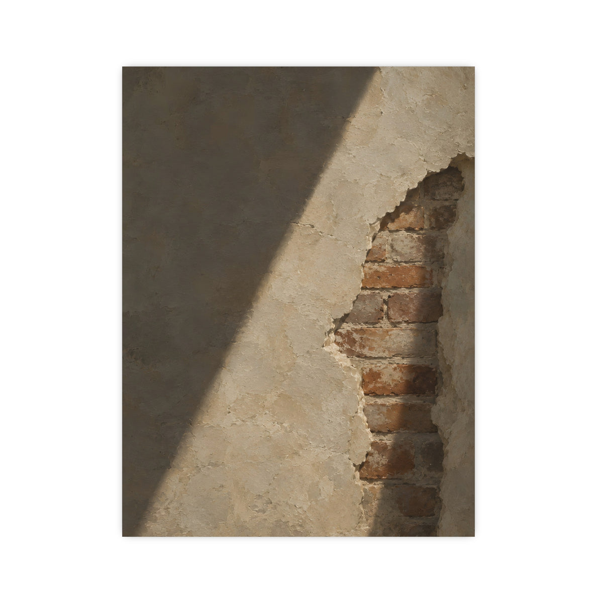 Where the Plaster Fell — where the plaster fell, 12x16 in print