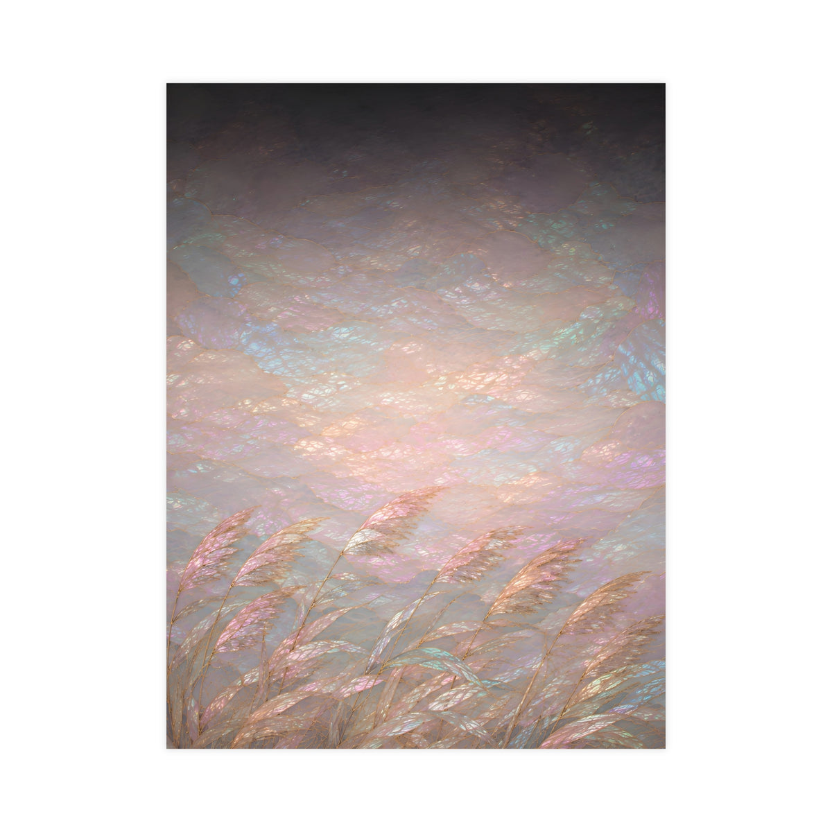 Reeds and Wind — reeds and wind, 18x24 in print