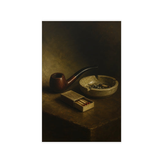Pipe and Matches — pipe and matches, 11x17 in print