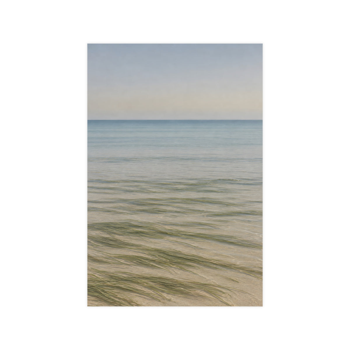 Combed by the Tide — combed by the tide, 12x18 in print