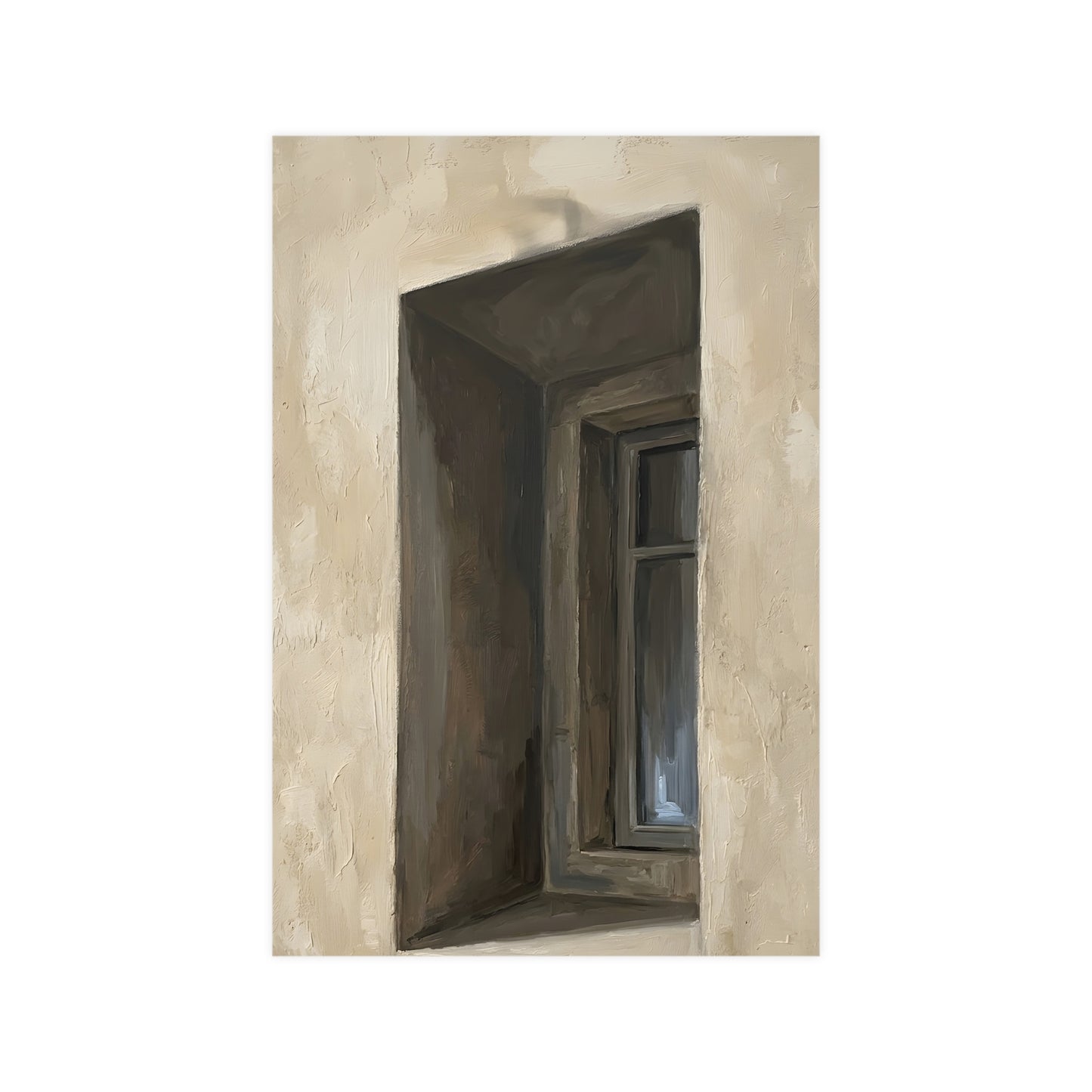 Window Recess — window recess, 12x16 in print