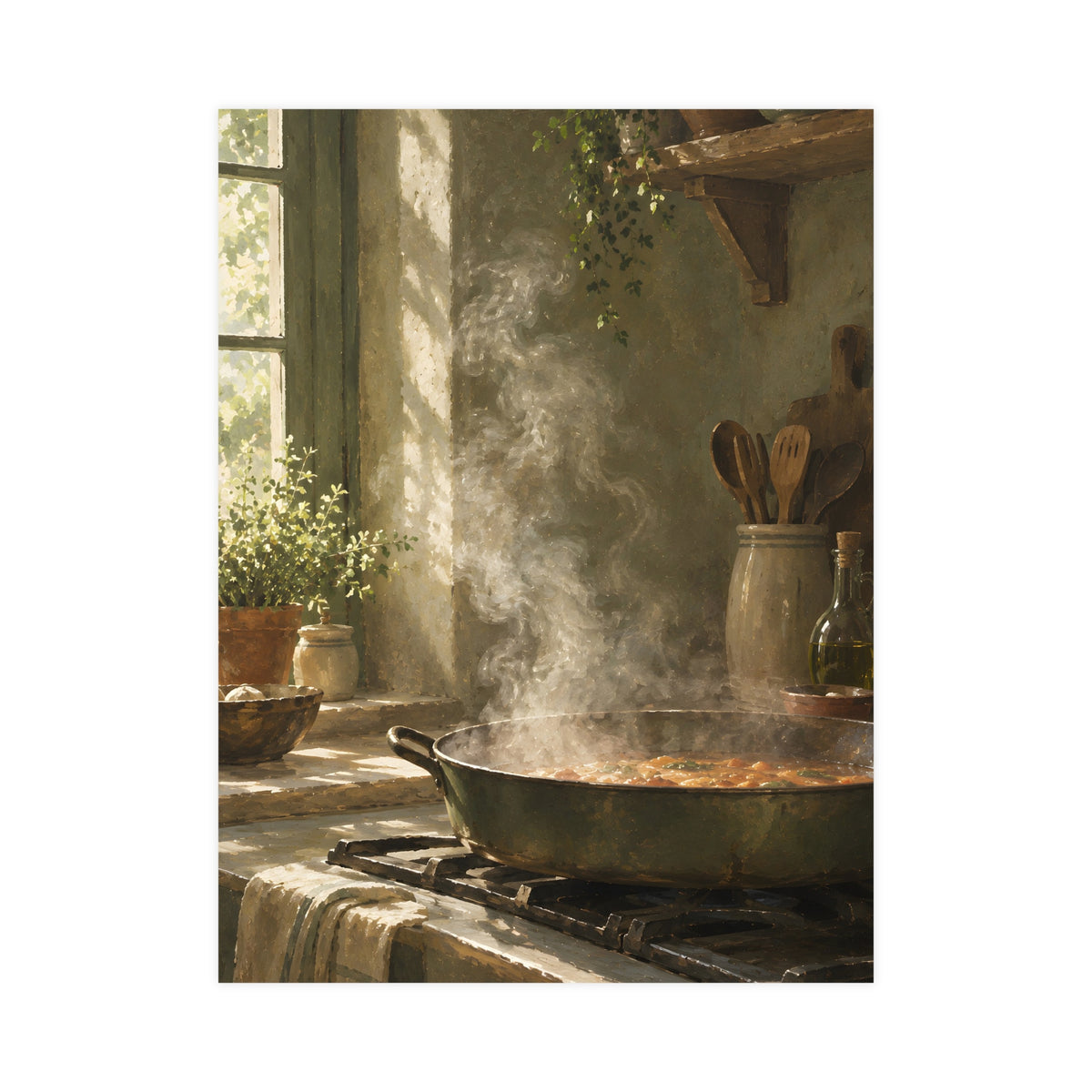 Steam in Daylight — steam in daylight, 18x24 in print