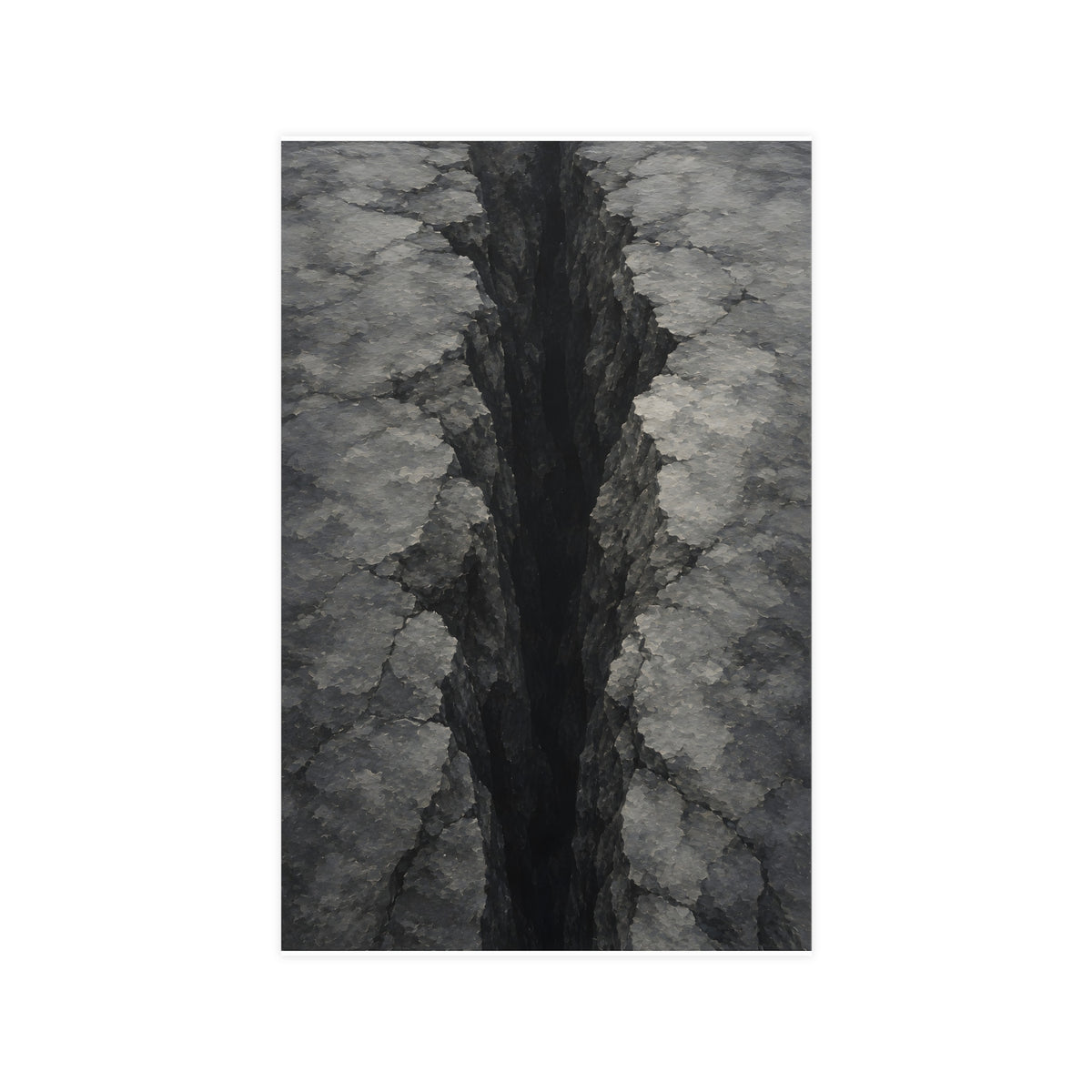 Fissure, from Above — fissure, from above, 11x17 in print