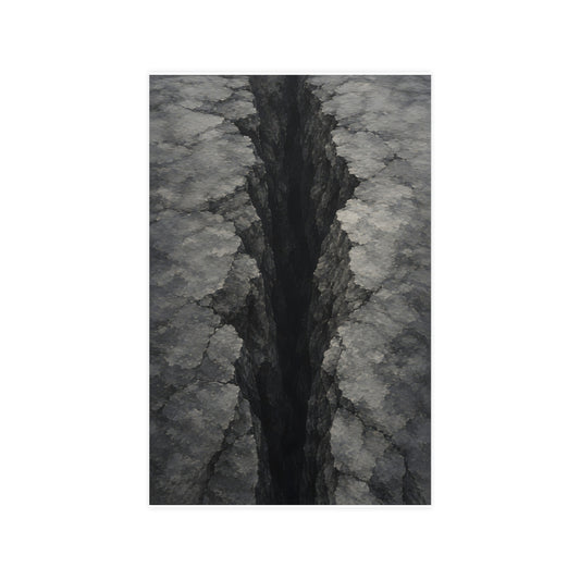 Fissure, from Above — fissure, from above, 11x17 in print