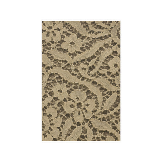 Lace over Dark — lace over dark, 11x17 in print