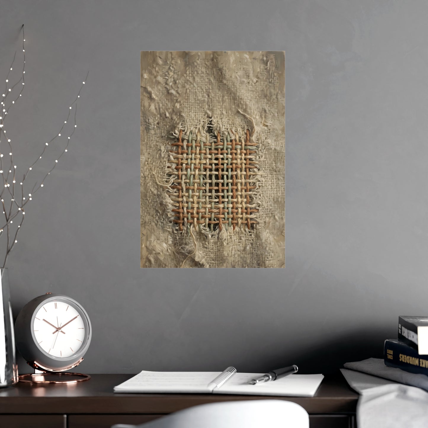 The Mend | Textile Study Print | Wall Art