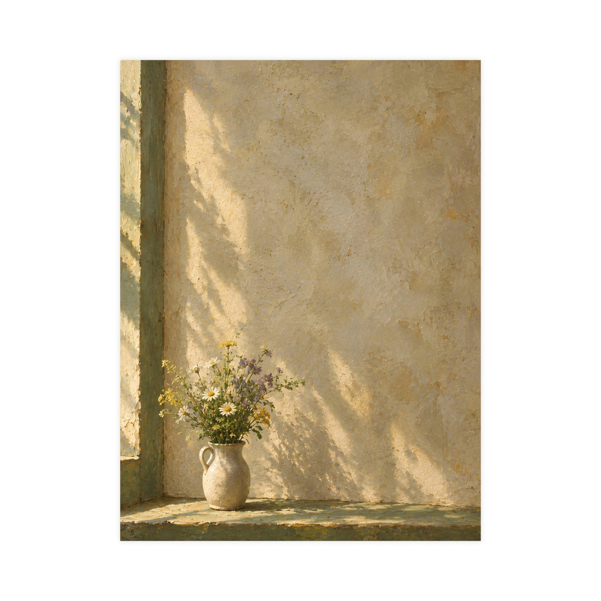 Wildflowers in a Milk Jug — wildflowers in a milk jug, 18x24 in print