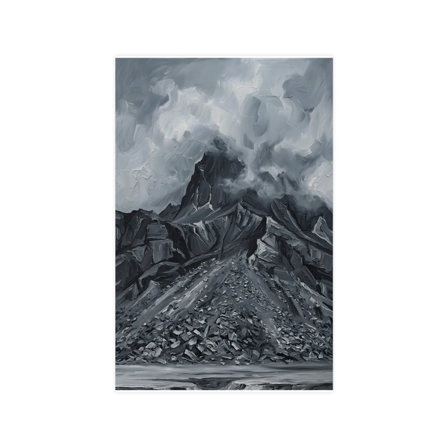 Scree Slope | Landscape Print | Mountain Wall Art