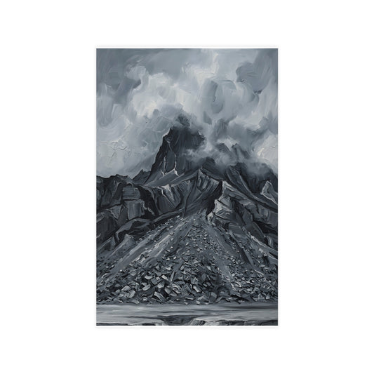 Ladera de Pedregal | Lámina de Paisaje | Arte Mural de Montaña