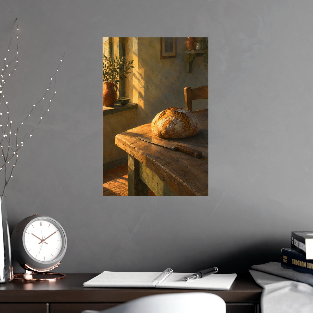 Late Sun on the Loaf — late sun on the loaf, shown framed on a wall