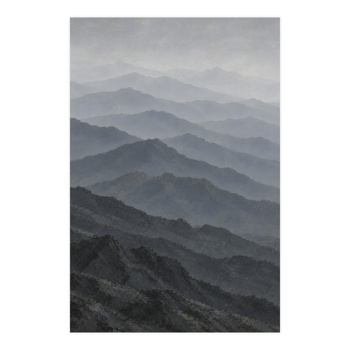 Ridge behind Ridge — ridge behind ridge, 24x36 in print