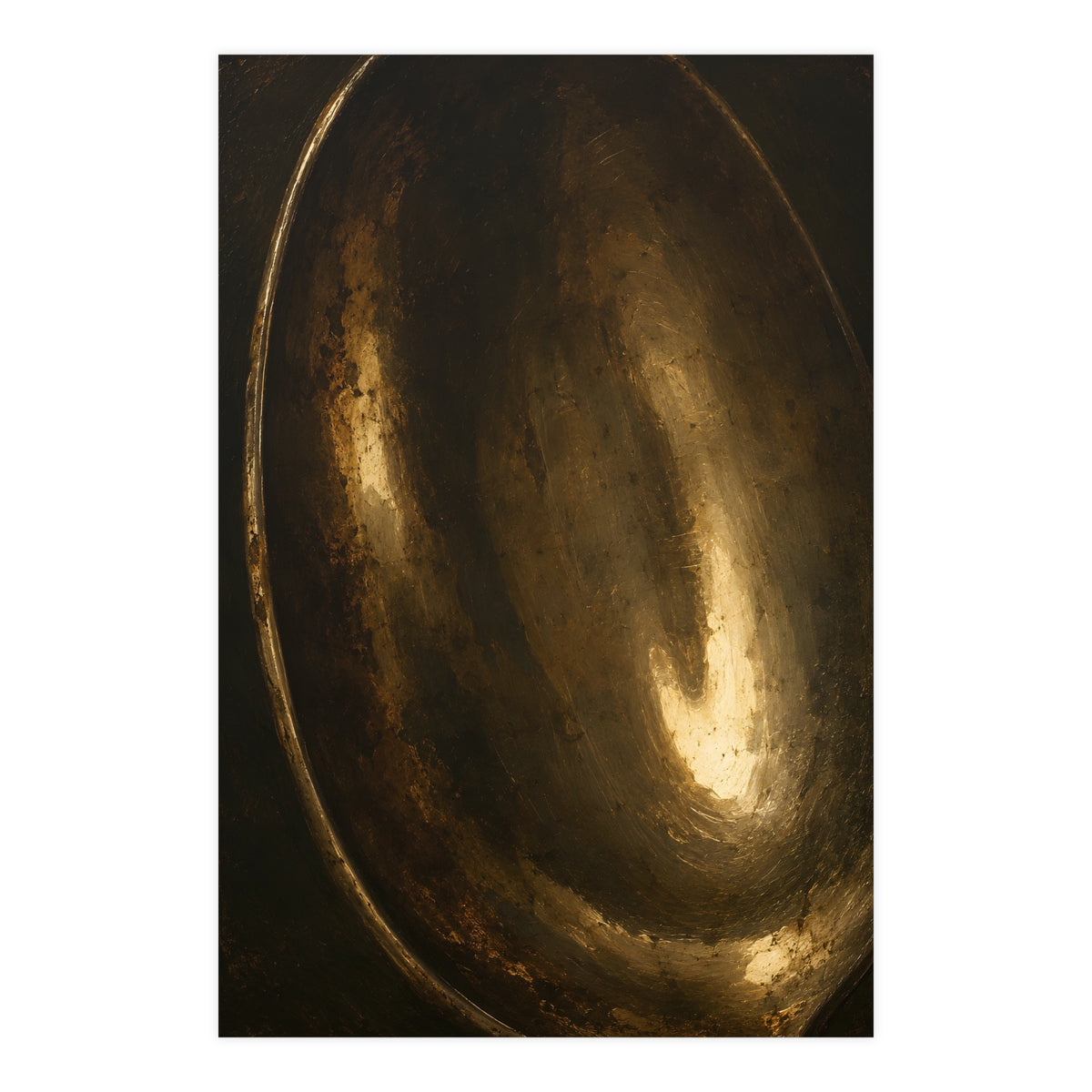 Tarnished Silver — tarnished silver, 24x36 in print