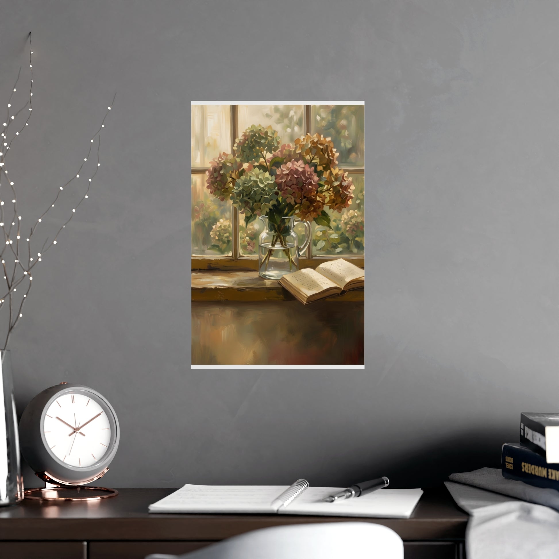 Gemini 18 on a plain wall, shown at a larger size, 11x17 in print