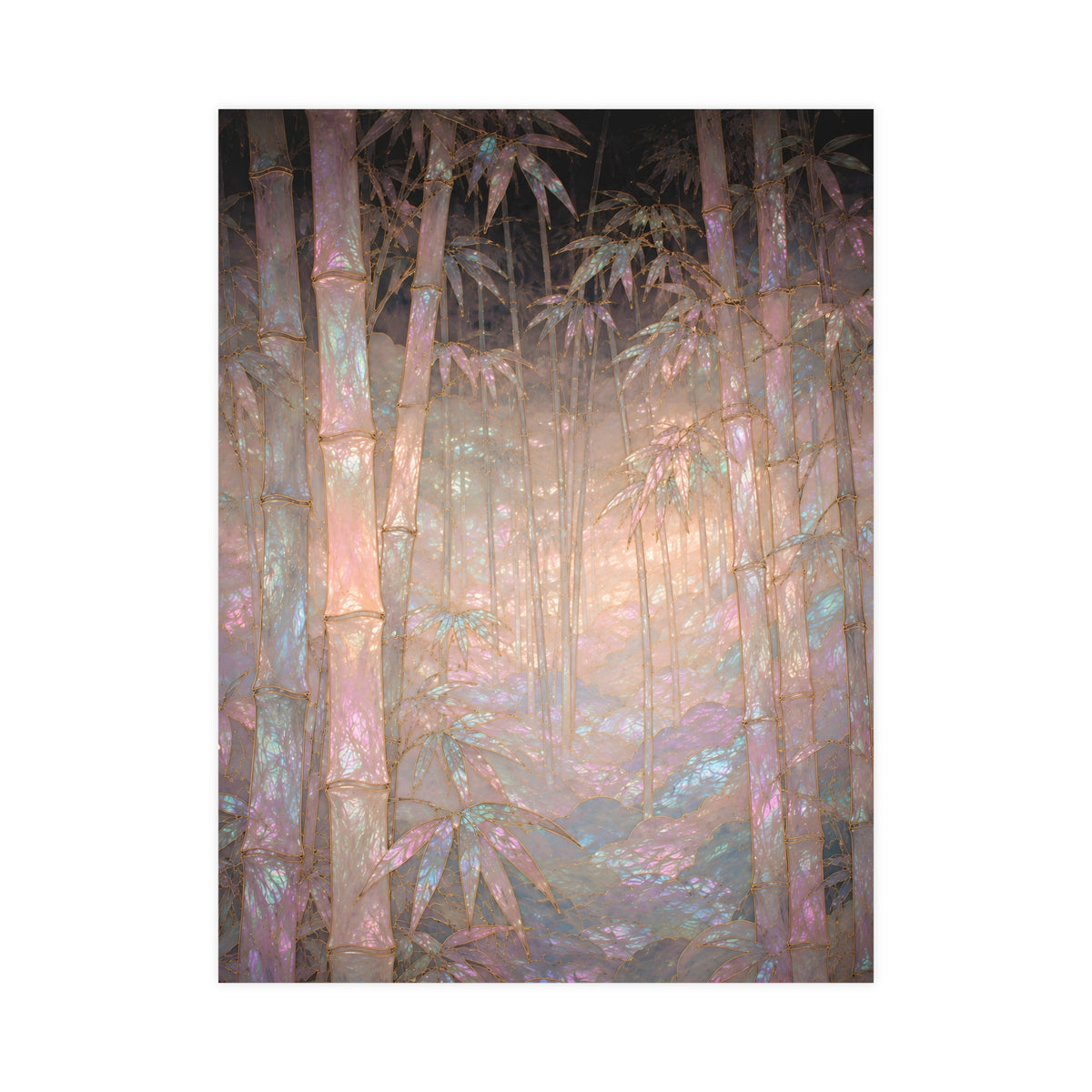 Bamboo in Mist — bamboo in mist, 18x24 in print