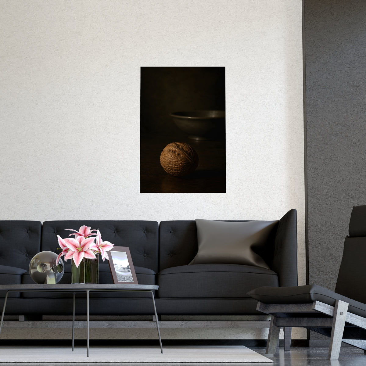 Near and Far — near and far, shown framed on a wall